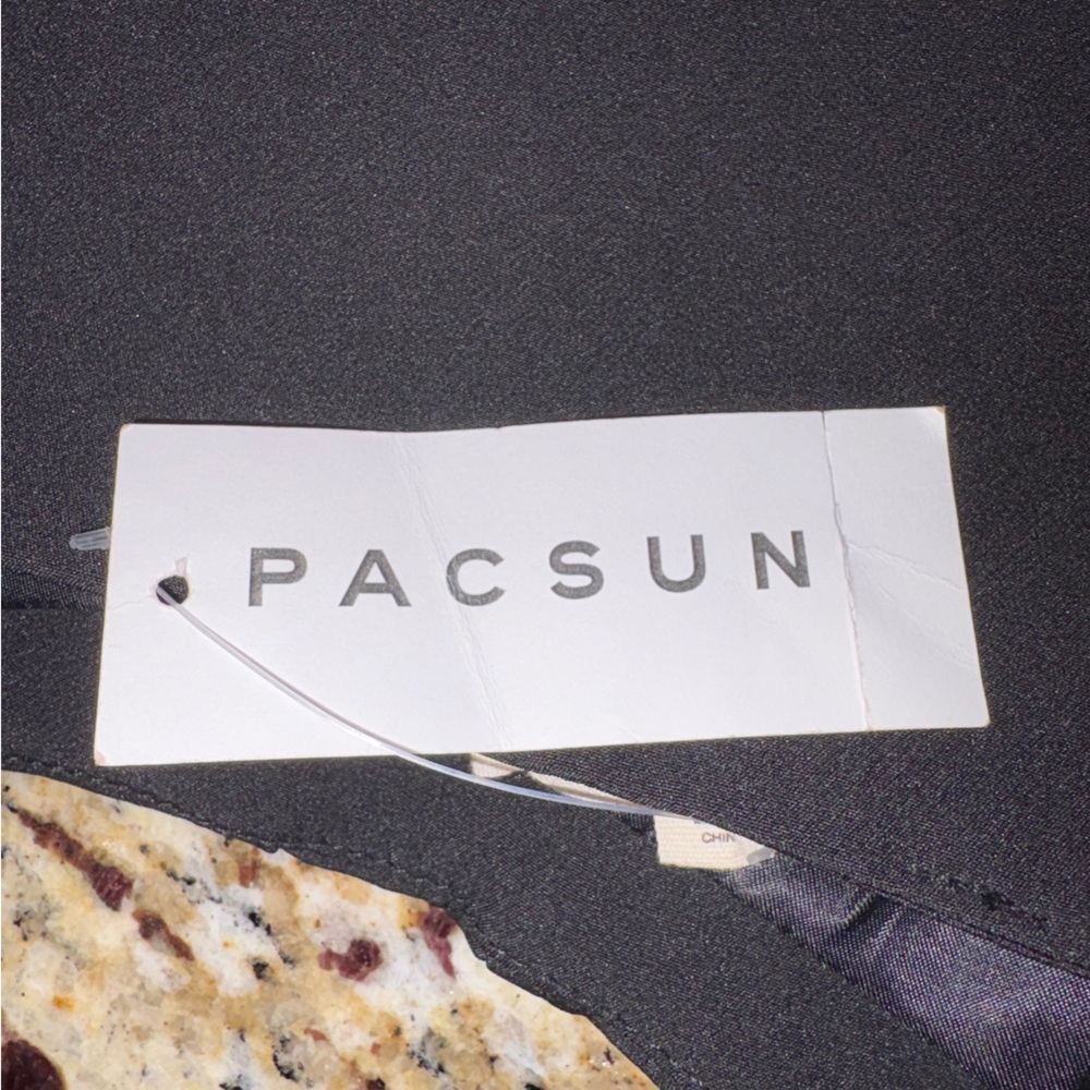 PacSun Black Corset Strapless Top Size L Structured Bustier Chic - Picture 4 of 8